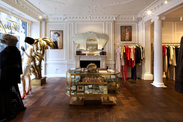 Marcello Riccio and Temperley London store