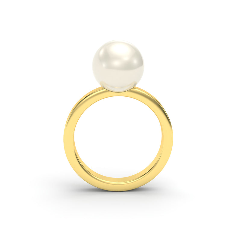 PEARL Solitaire Ring - MARCELLO RICCIO®