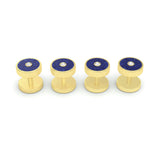 LAPIS LAZULI & DIAMOND Shirt Studs