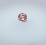 Anello OVALE PADPARADSCHA ZAFFIRO E DIAMANTE